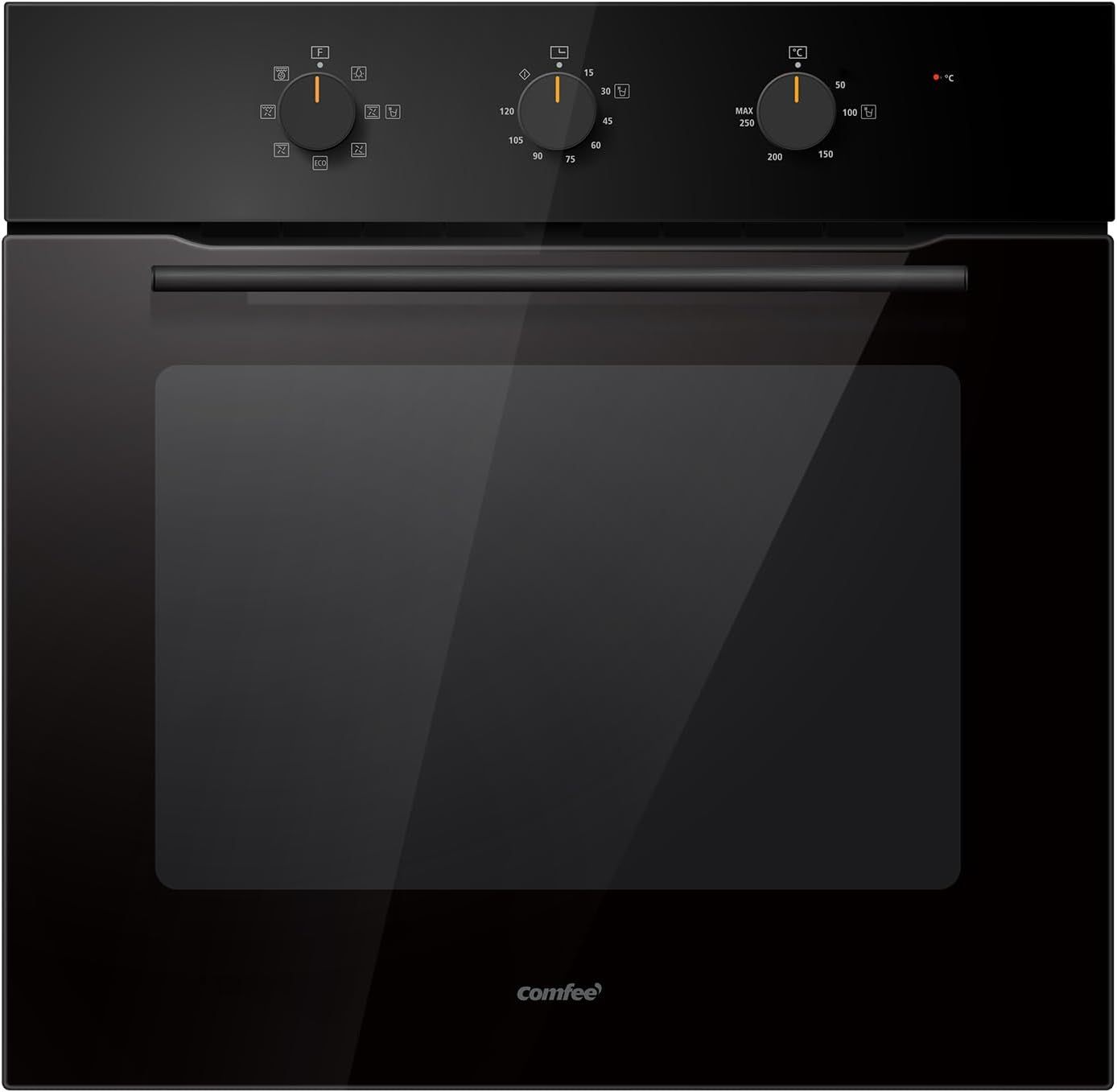 Four Encastrable Comfee CBO60M80M1 BK Noir - Four 60 cm 60 L avec 8 Fonctions Air Fry Nettoyage Vapeur et LED-Matiiloft