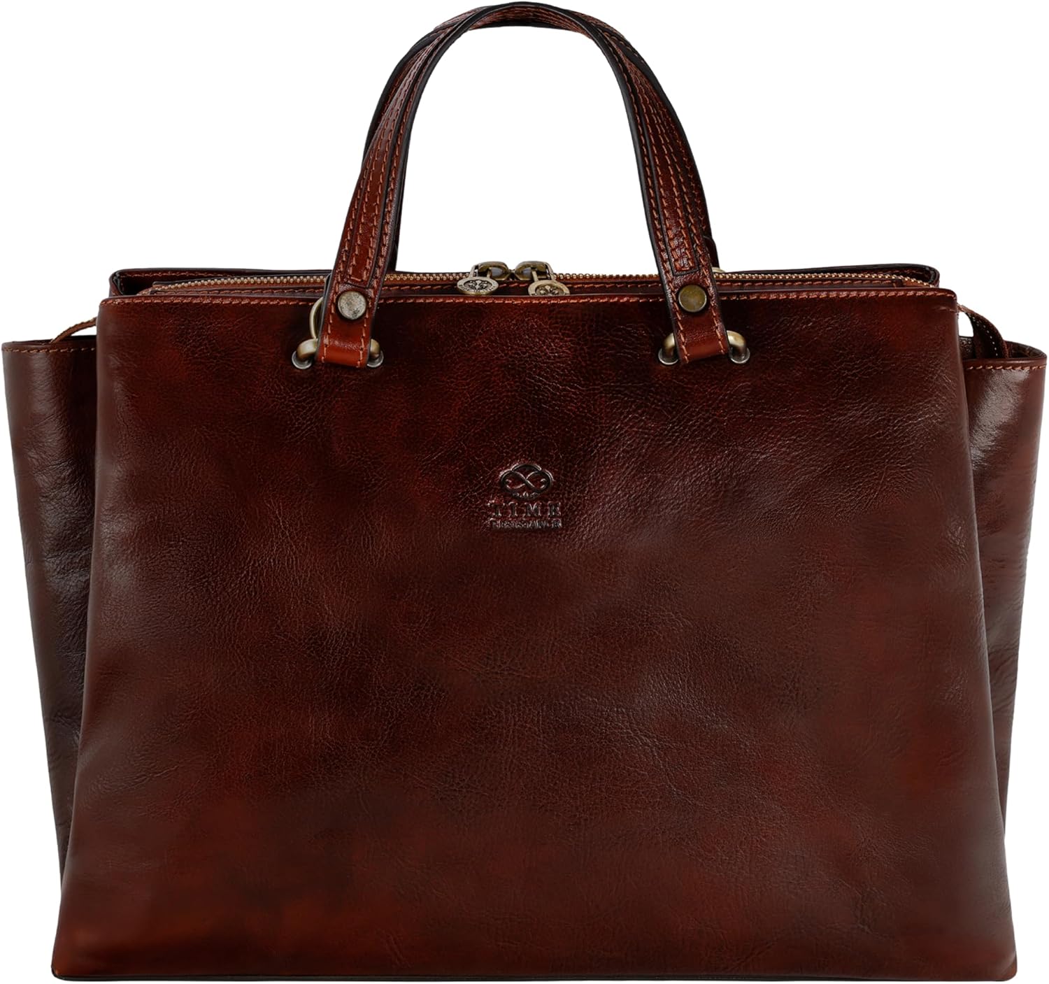 Sac à main Time Resistance en cuir - Petit sac poignée supérieure - Bandoulière femme-Matiiloft