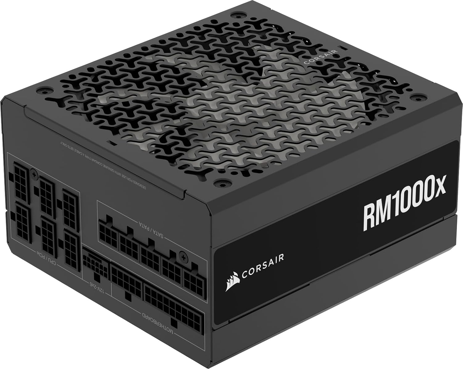 CORSAIR RM1000x - Alimentation ATX 1000 watts modulaire - ATX 3 1 PCIe 5 1 - Connecteur 12V 2x6 noir-Matiiloft