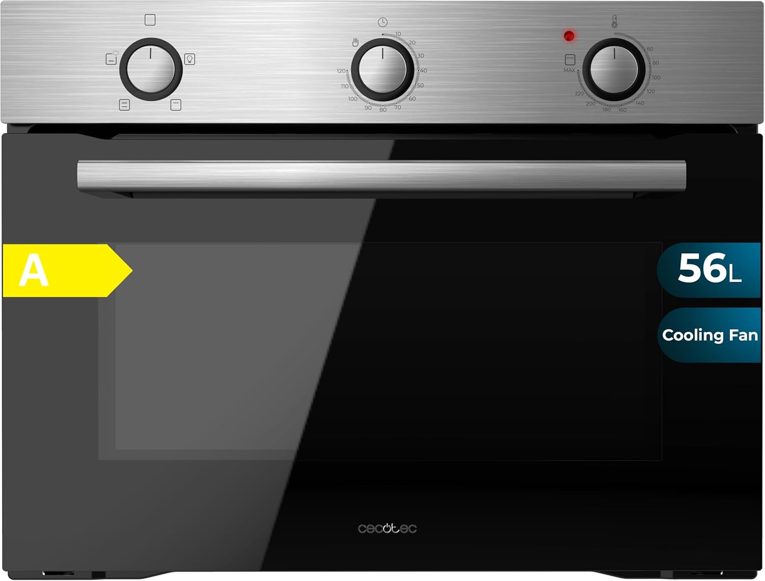 Four Encastrable Cecotec Bolero Hexa C134500 Inox - Four 45 cm 56 L 2600 W Minuterie Nettoyage Vapeur Cuisson Vapeur-Matiiloft