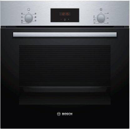 Four Encastrable Bosch HBF133BR0 Série 2 Inox - Four Air Chaud 3D EcoClean LED Chauffage Rapide Sécurité Enfant-Matiiloft