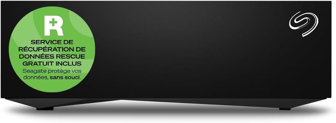 Seagate Desktop 8 To - Disque dur externe USB 3 point 0 pour PC Mac et console - Stockage noir avec Services Rescue-Matiiloft