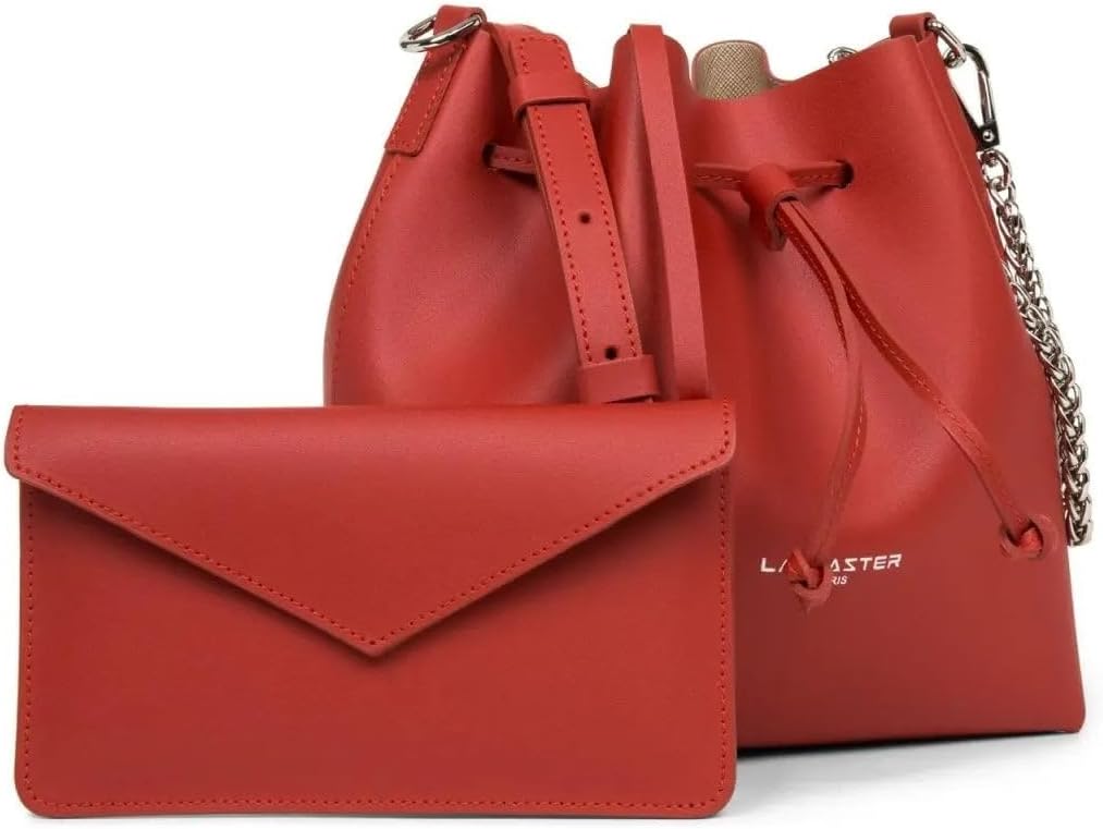 Petit sac bourse Pur et Element City - Sac bourse femme en cuir - Fermeture rabat - Accessoire compact élégant-Matiiloft