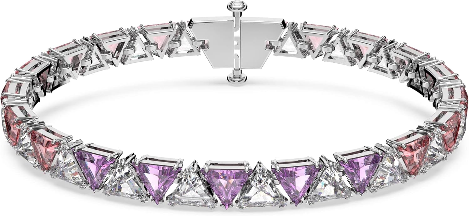 Swarovski Bracelet Ortyx femme - Bracelet en cristal finition rhodium pour style moderne et lumineux-Matiiloft