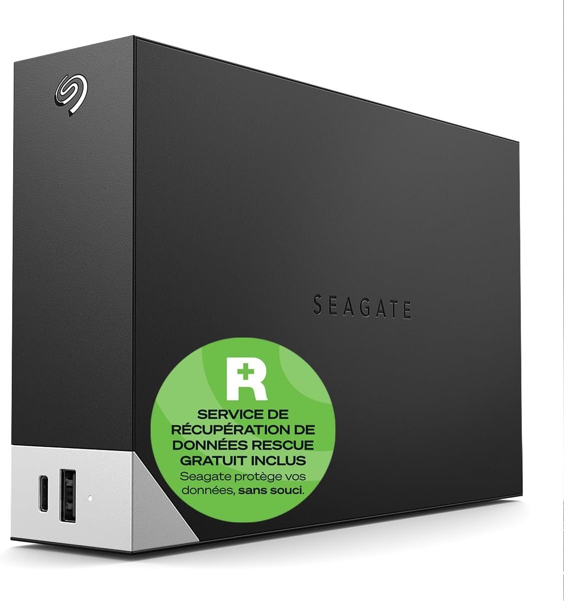Seagate One Touch Hub 10 To - Disque dur externe USB 3 point 0 avec hub - Stockage PC Mac et portable avec récupération de données-Matiiloft