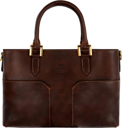 Tote bag Time Resistance en cuir femme - Sac à main moderne - Fermeture magnétique-Matiiloft