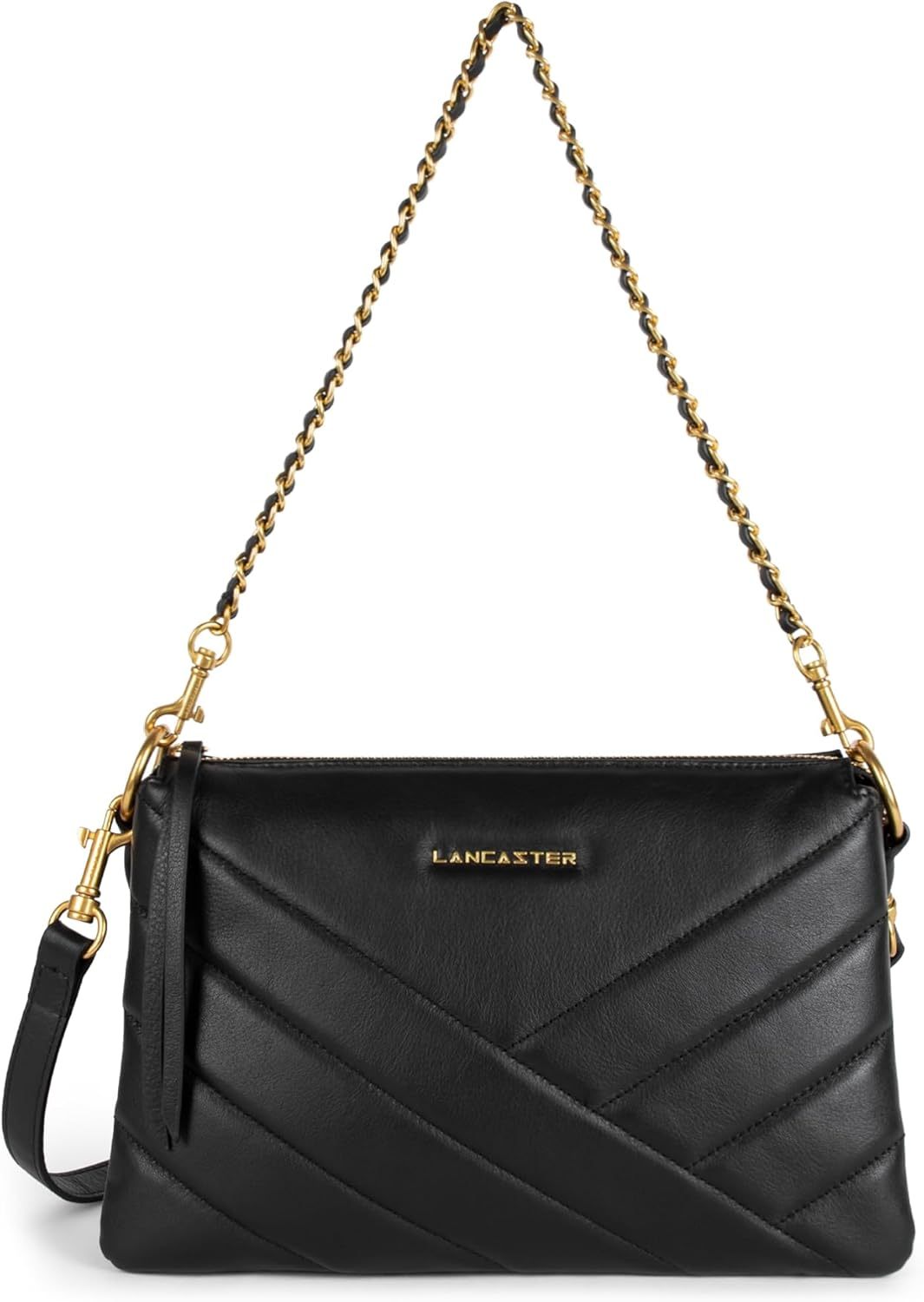 Pochette Soft Matelassé - Pochette femme cuir matelassé zippée-Matiiloft