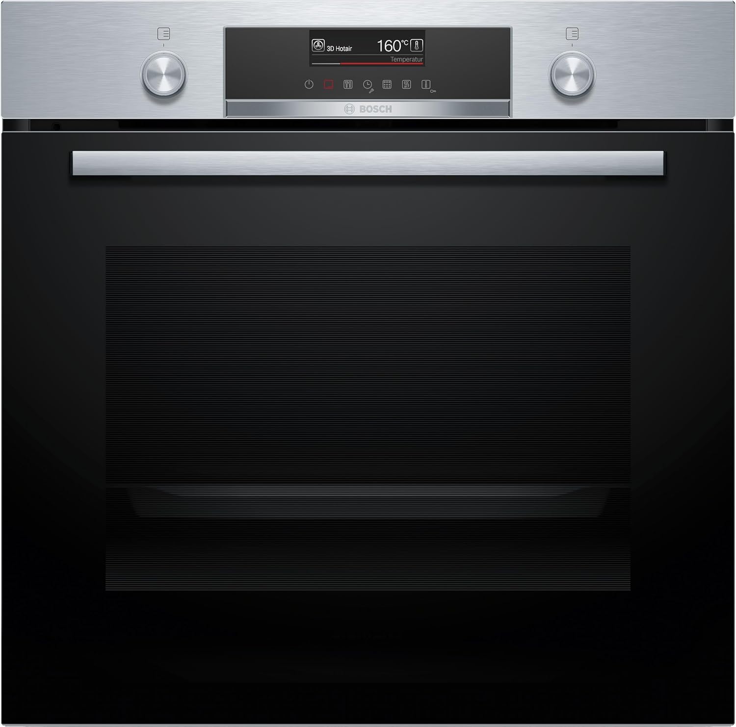 Four Encastrable Bosch Série 6 HBG579BS3F Inox Gris - Four Électrique 71 L Convection 3,6 kW pour Cuisine Intégrée-Matiiloft