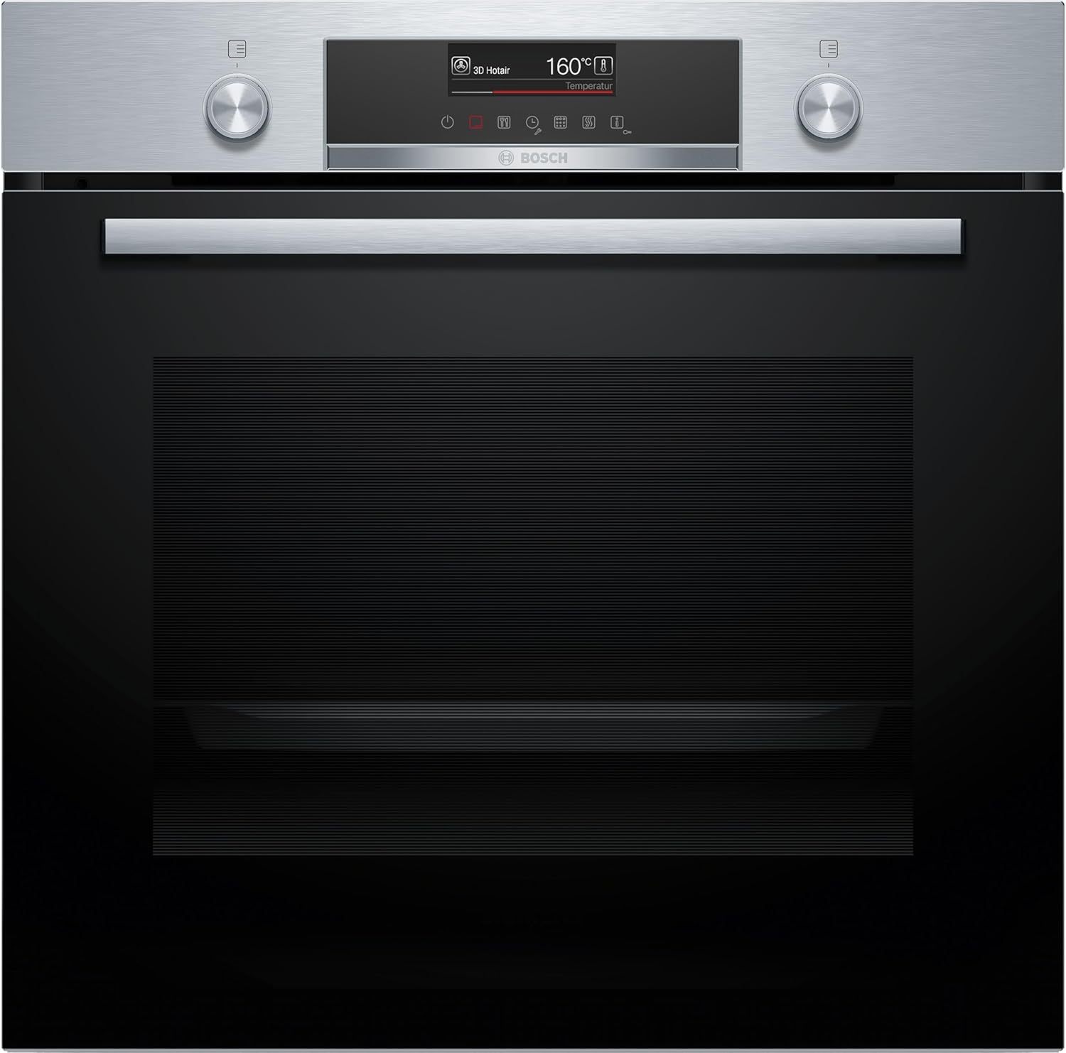 Four Encastrable Bosch Série 6 HBG579BS3F Inox Gris - Four Électrique 71 L Convection 3,6 kW pour Cuisine Intégrée-Matiiloft