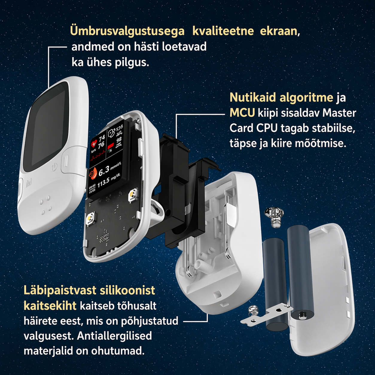 🔥 2026. aasta revolutsioon: mitteinvasiivne veresuhkru mõõteseade – ei mingit torkimist, kohene tulemus!