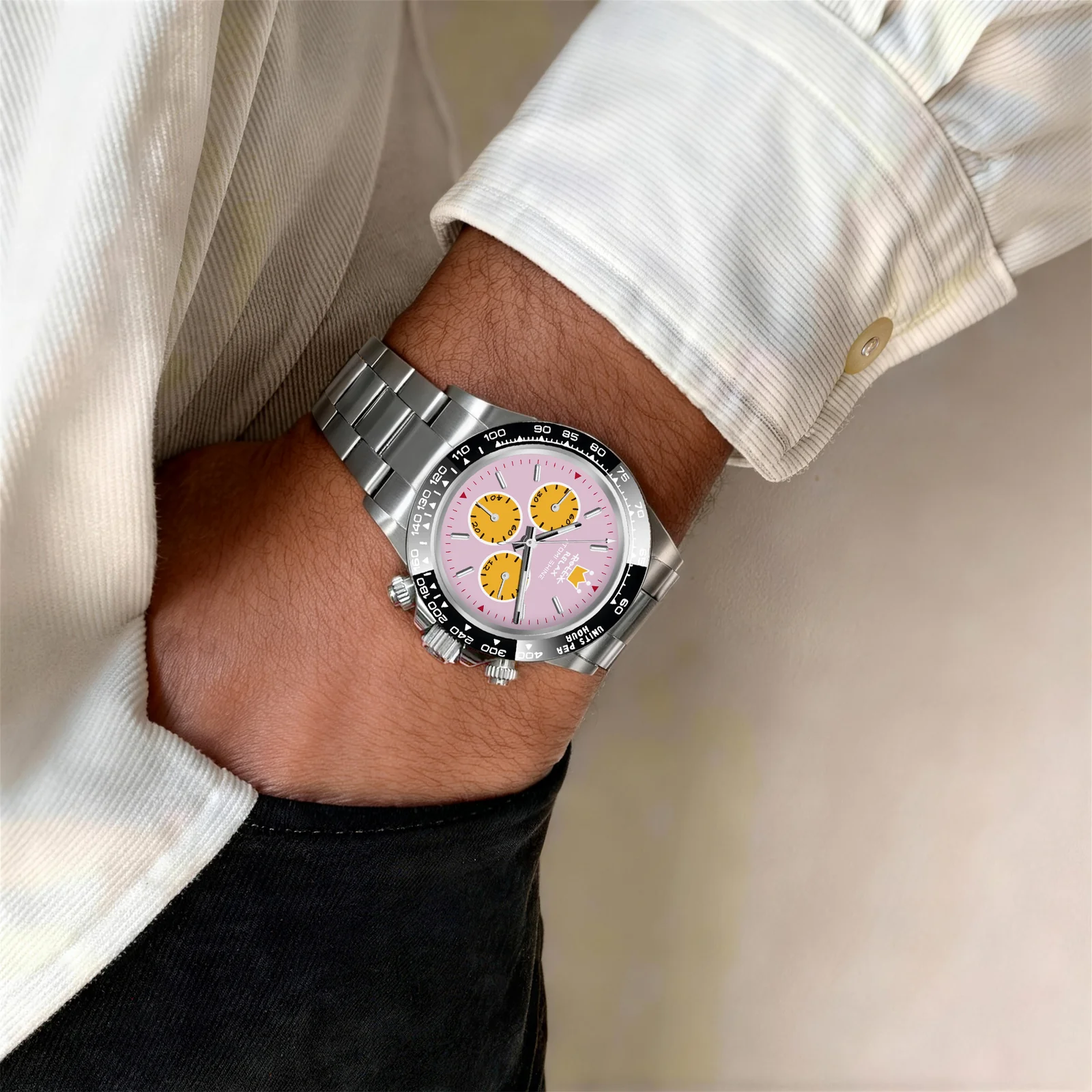 OROLOGIO CLASSICO VELOCIREX  39 mm, Rose Velocity
