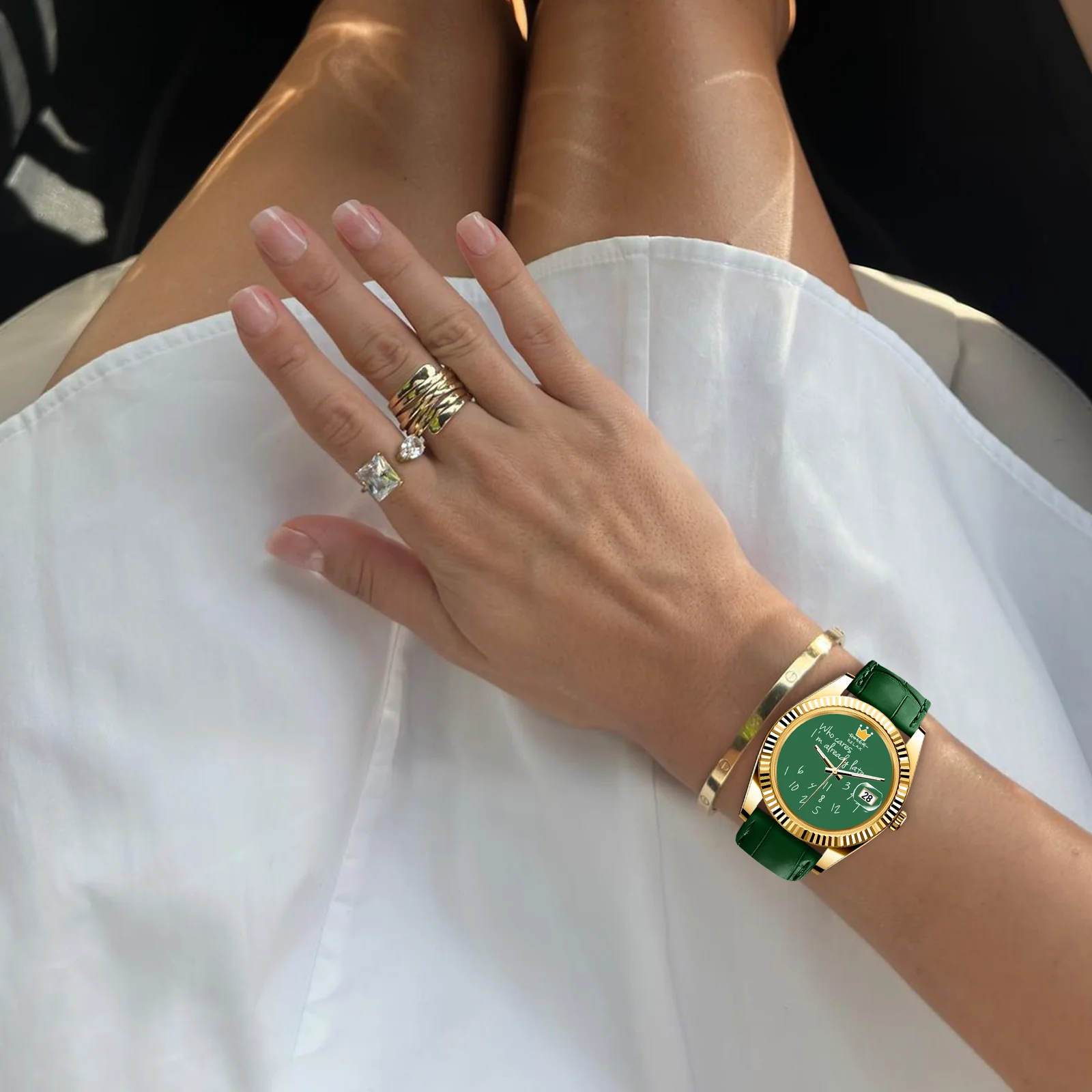 OROLOGIO EONDATE MAXI CLASSIC  40 mm, Umorismo Verde