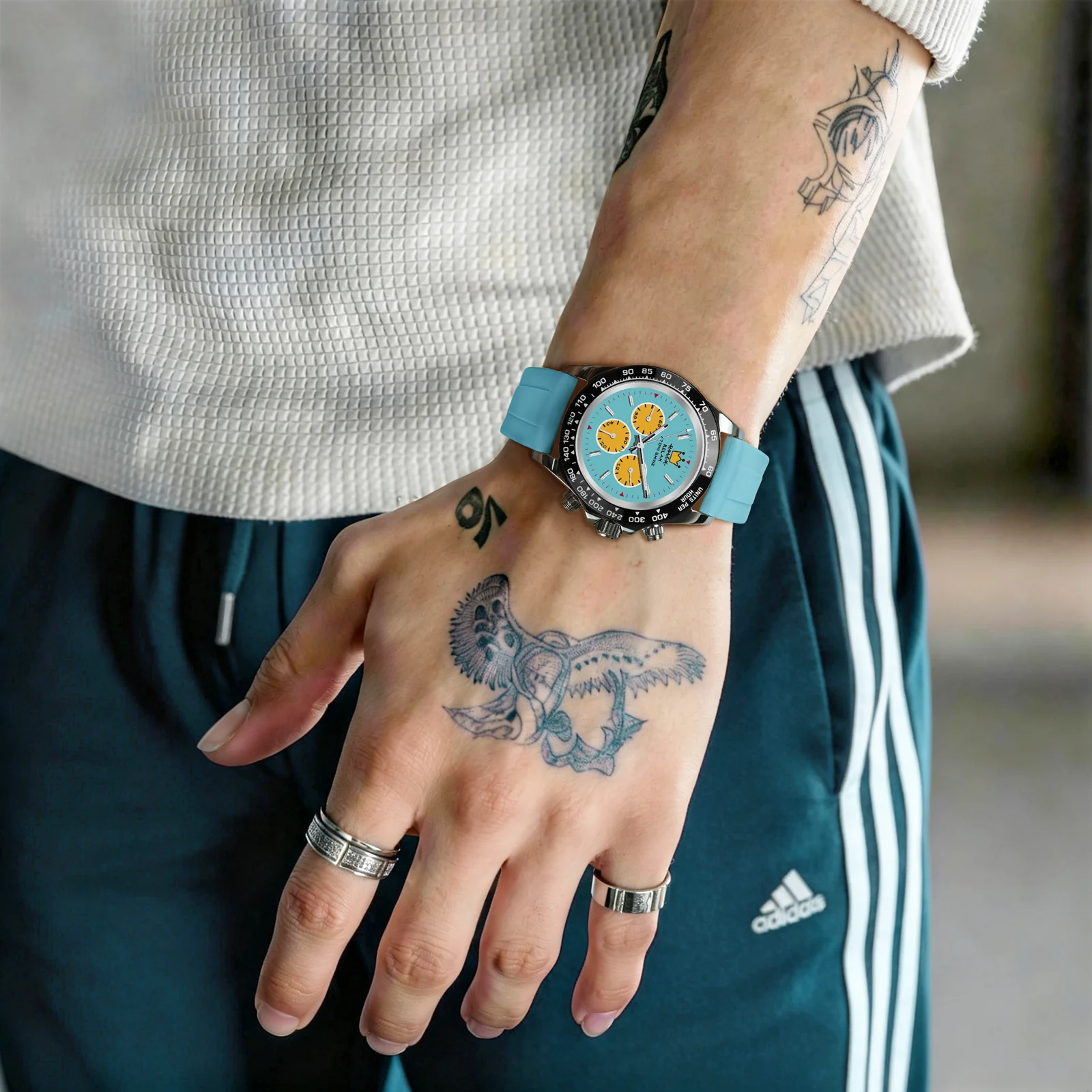 RELOJ VELOCIREX FLUORO  39 mm, Señal Central