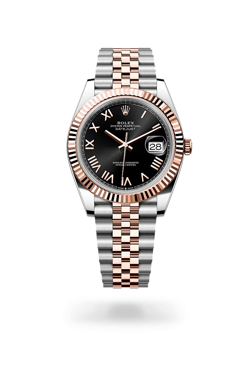 Rolex Datejust 41 Oyster, 41 mm, ocel Oyster a zlatá Everose