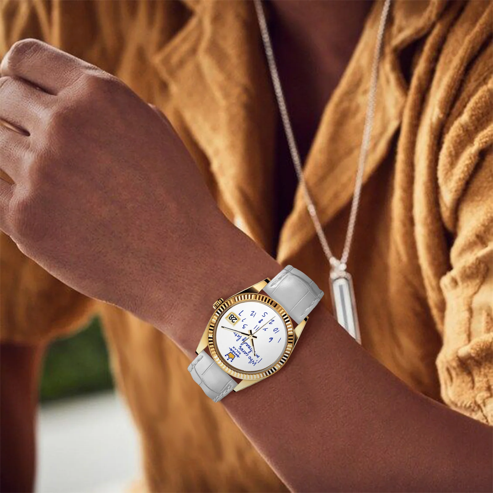 OROLOGIO EONDATE CLASSIC IN PELLE  36 mm, Estro Dorato