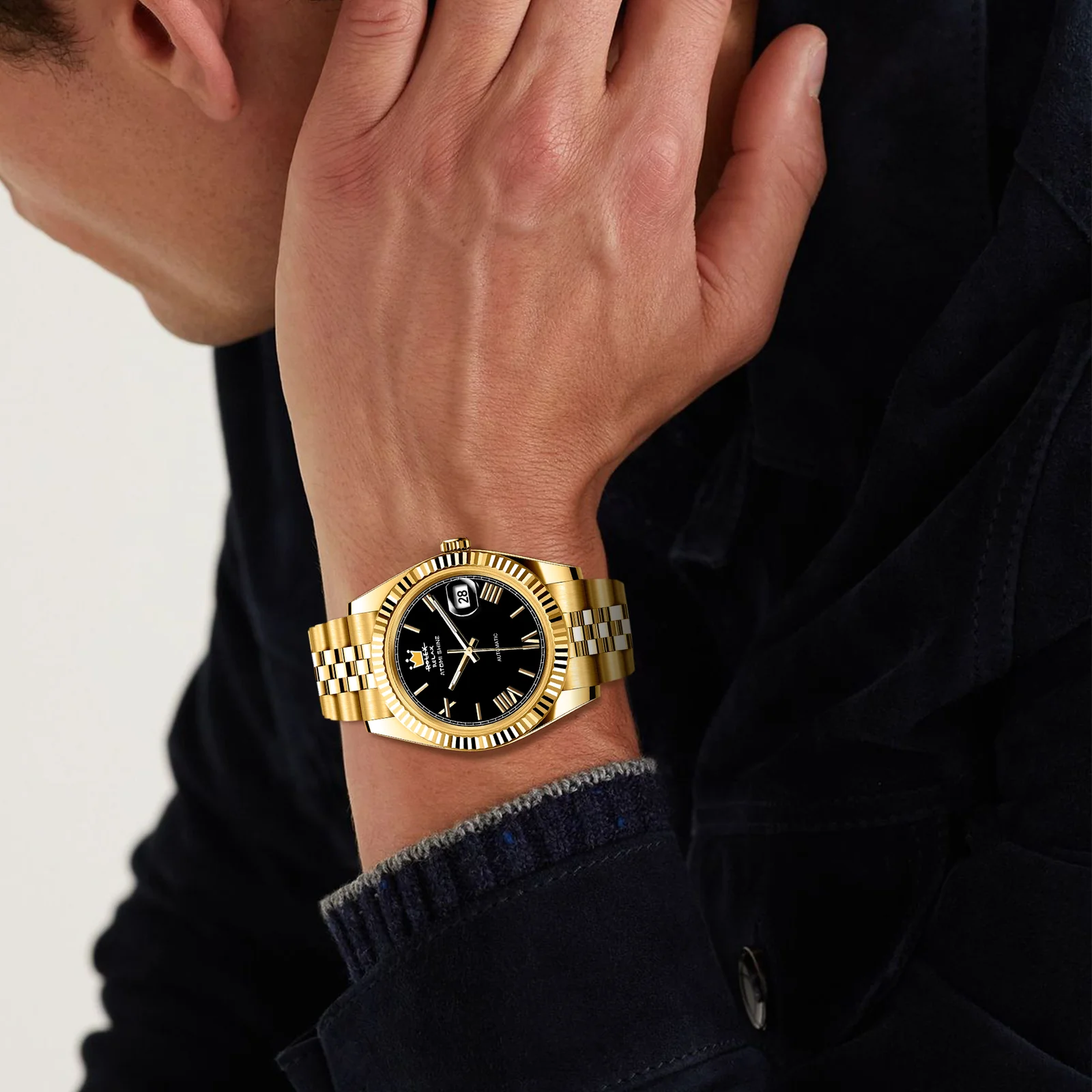 EONDATE MAXI OROLOGIO CLASSICO  40 mm, Corona di Mezzanotte