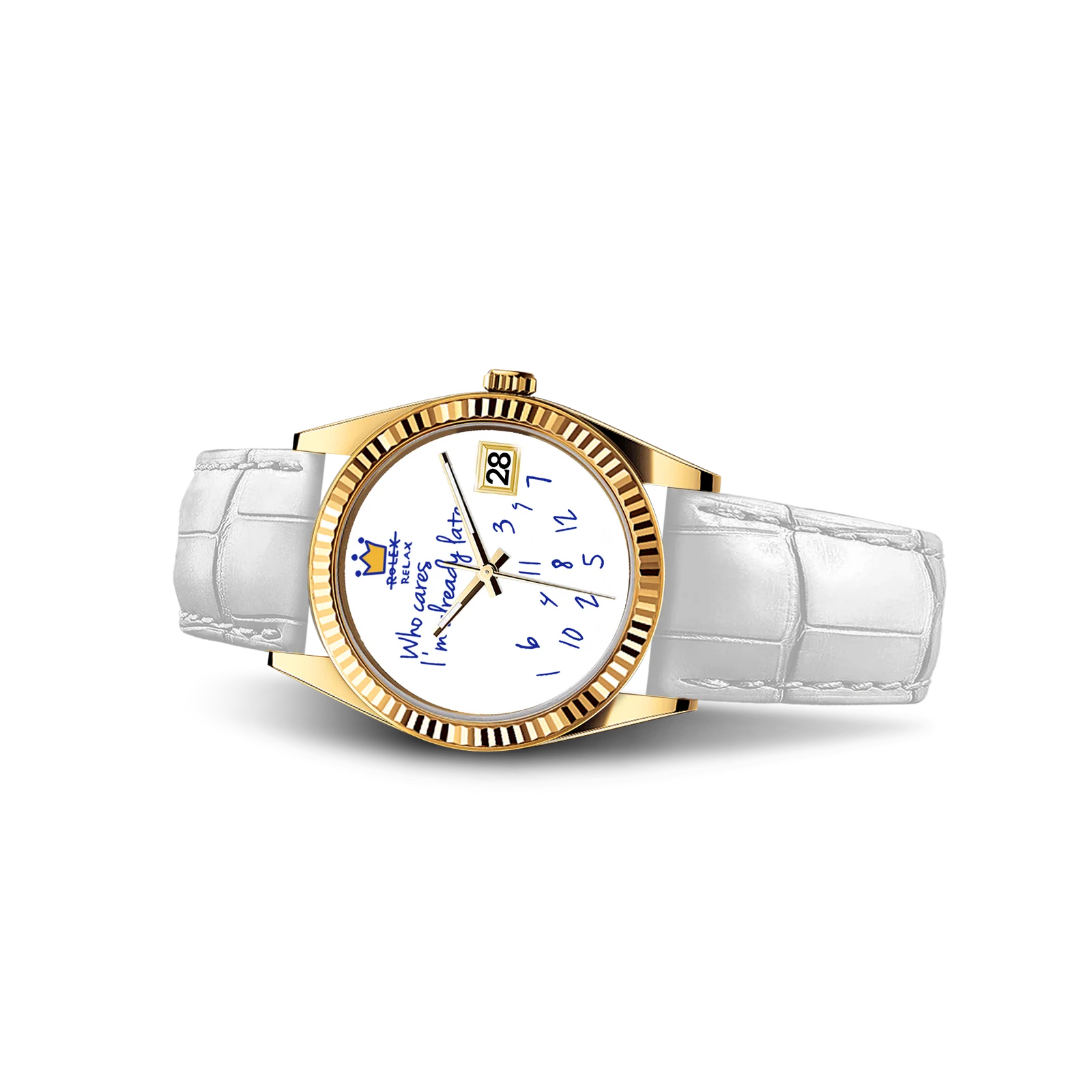 OROLOGIO EONDATE CLASSIC IN PELLE  36 mm, Estro Dorato