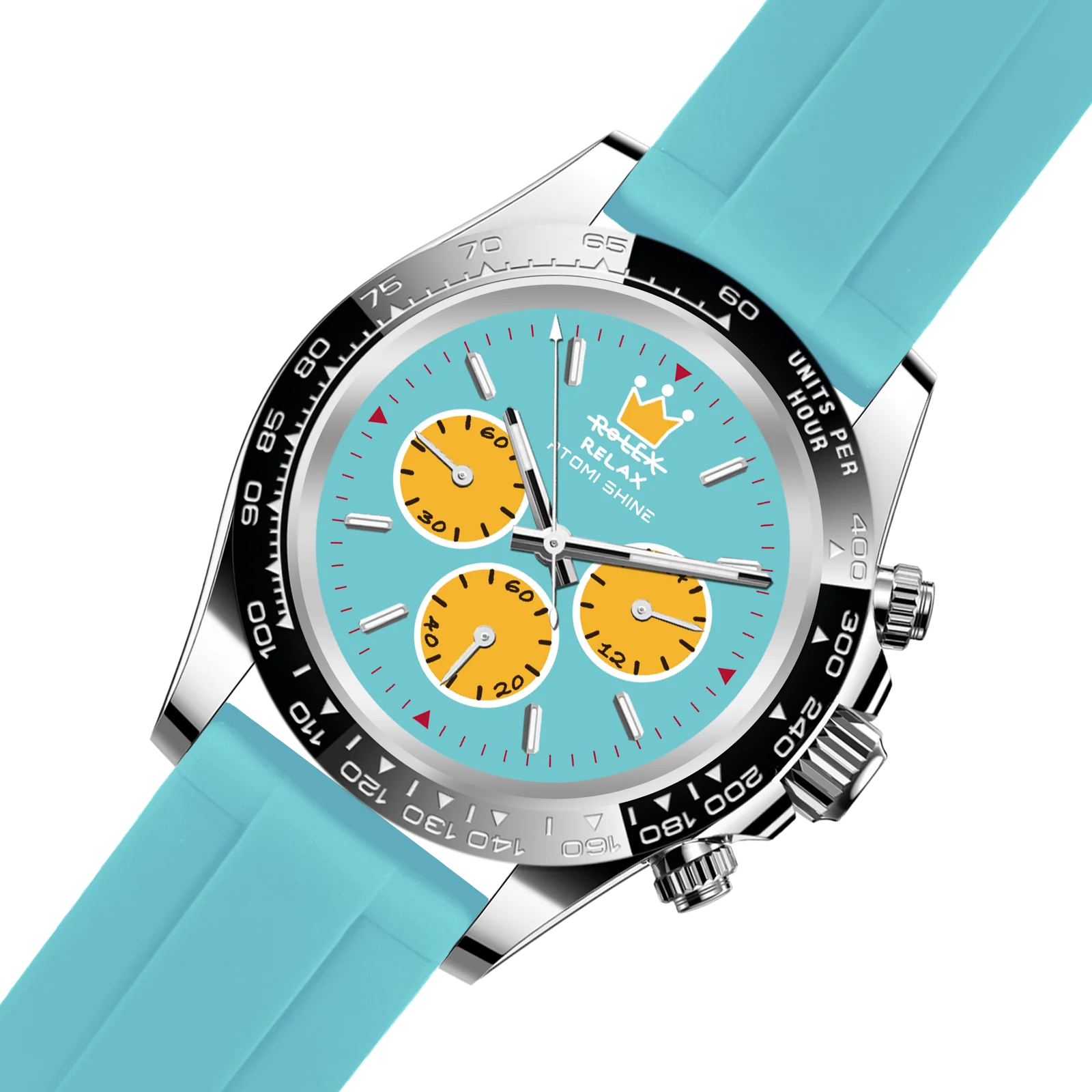 RELOJ VELOCIREX FLUORO  39 mm, Señal Central