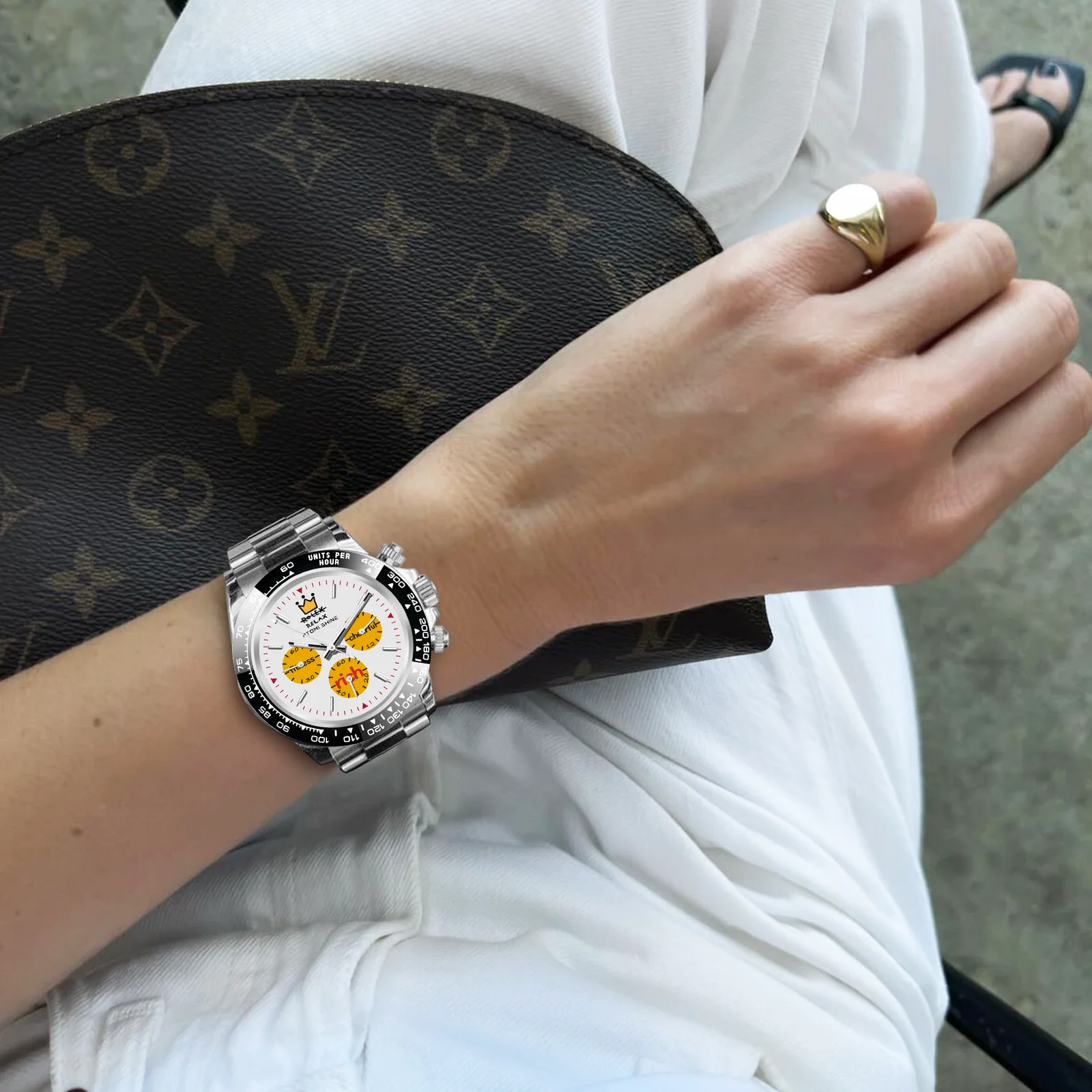 OROLOGIO VELOCIREX CLASSICO  39 mm, Scherzo della Corona