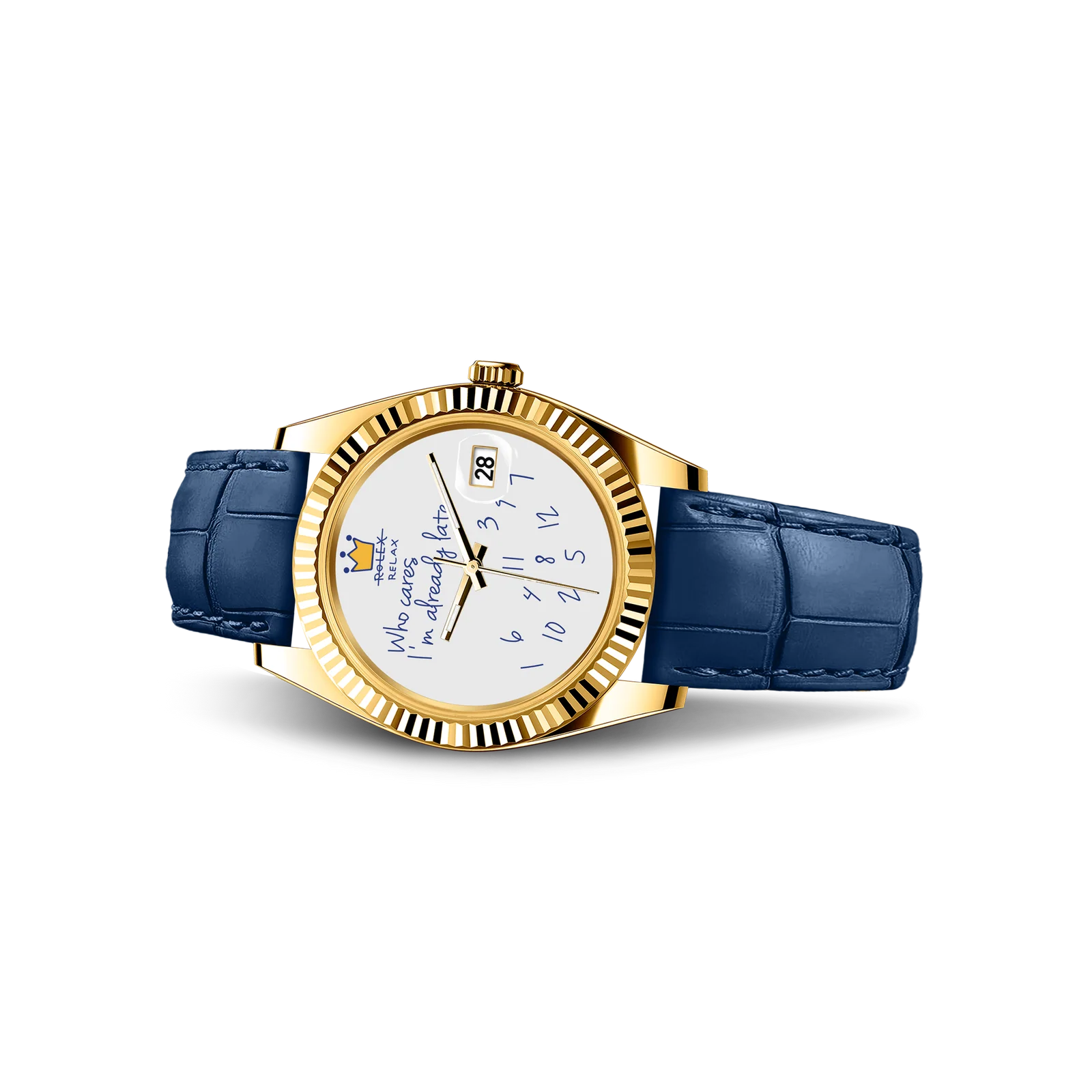 OROLOGIO EONDATE MAXI CLASSICO  40 mm, Umorismo Blu