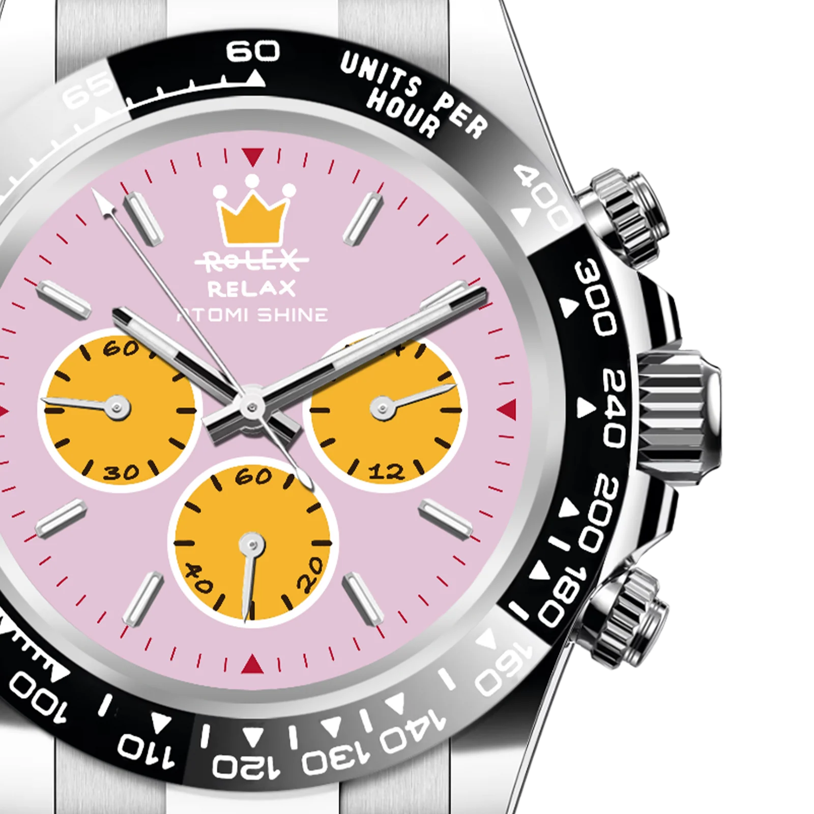 OROLOGIO CLASSICO VELOCIREX  39 mm, Rose Velocity