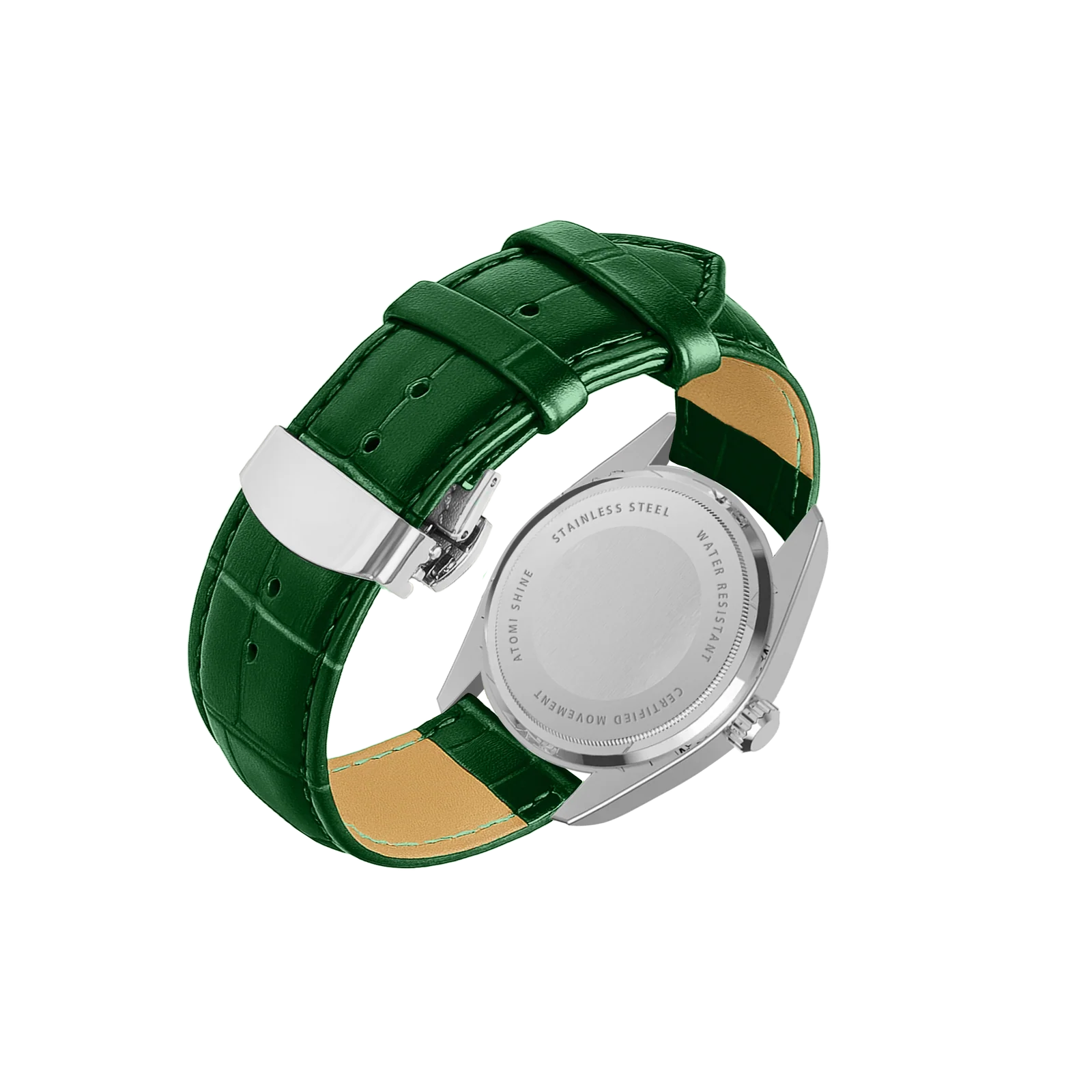 OROLOGIO EONDATE MAXI CLASSIC IN PELLE  40 mm, Ribelle Verde