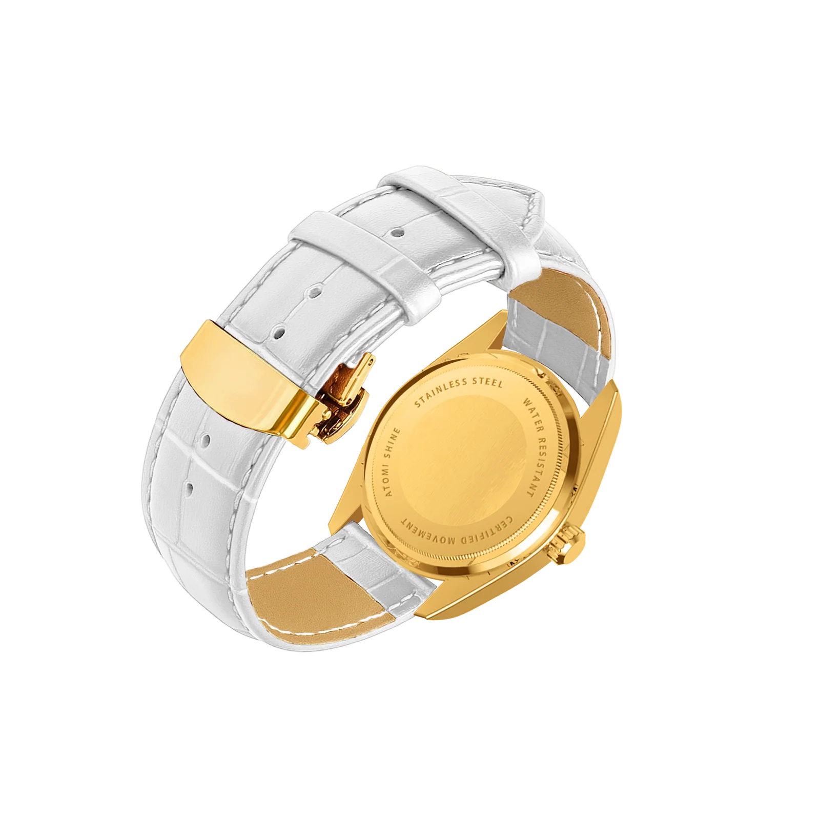 OROLOGIO EONDATE CLASSIC IN PELLE  36 mm, Estro Dorato