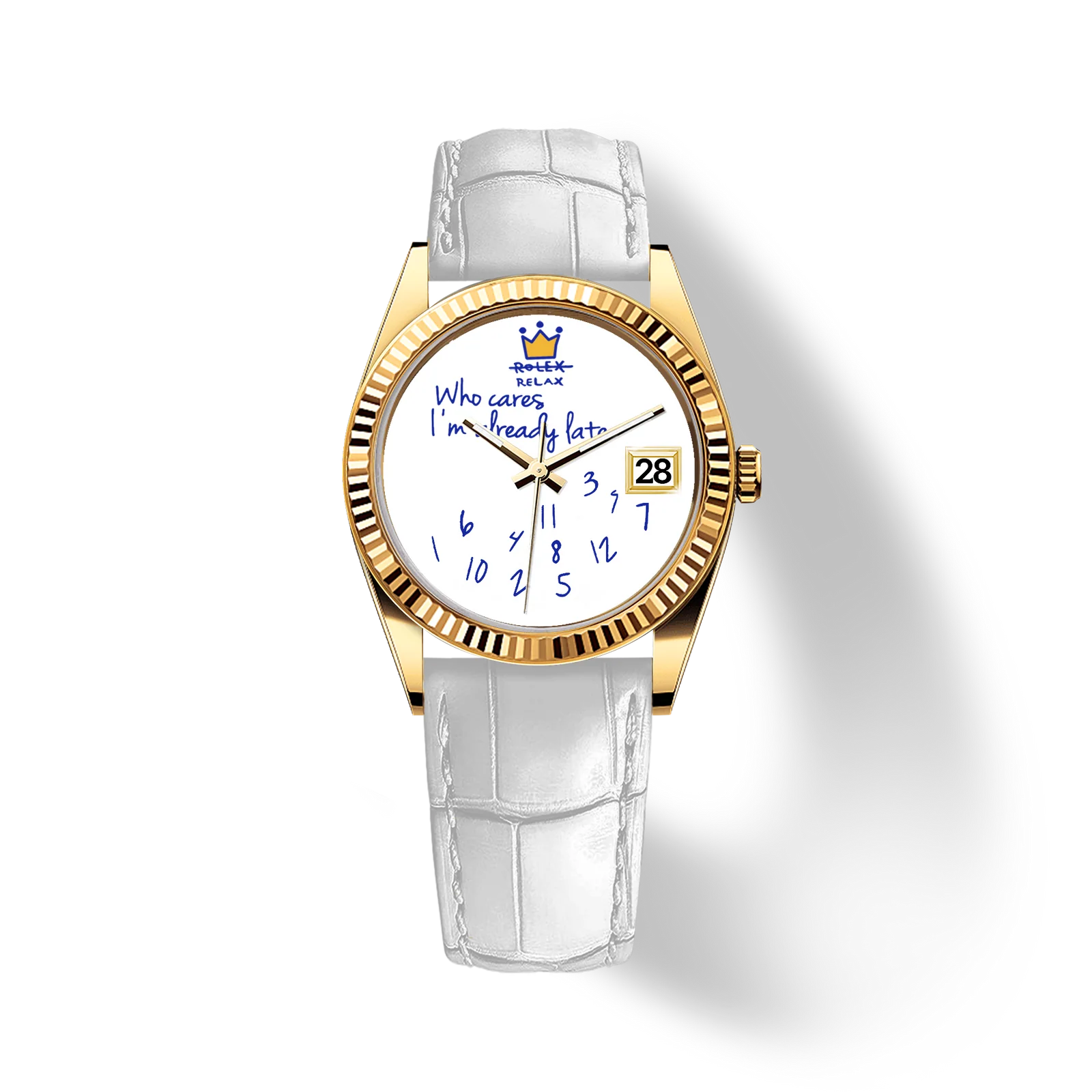 OROLOGIO EONDATE CLASSIC IN PELLE  36 mm, Estro Dorato
