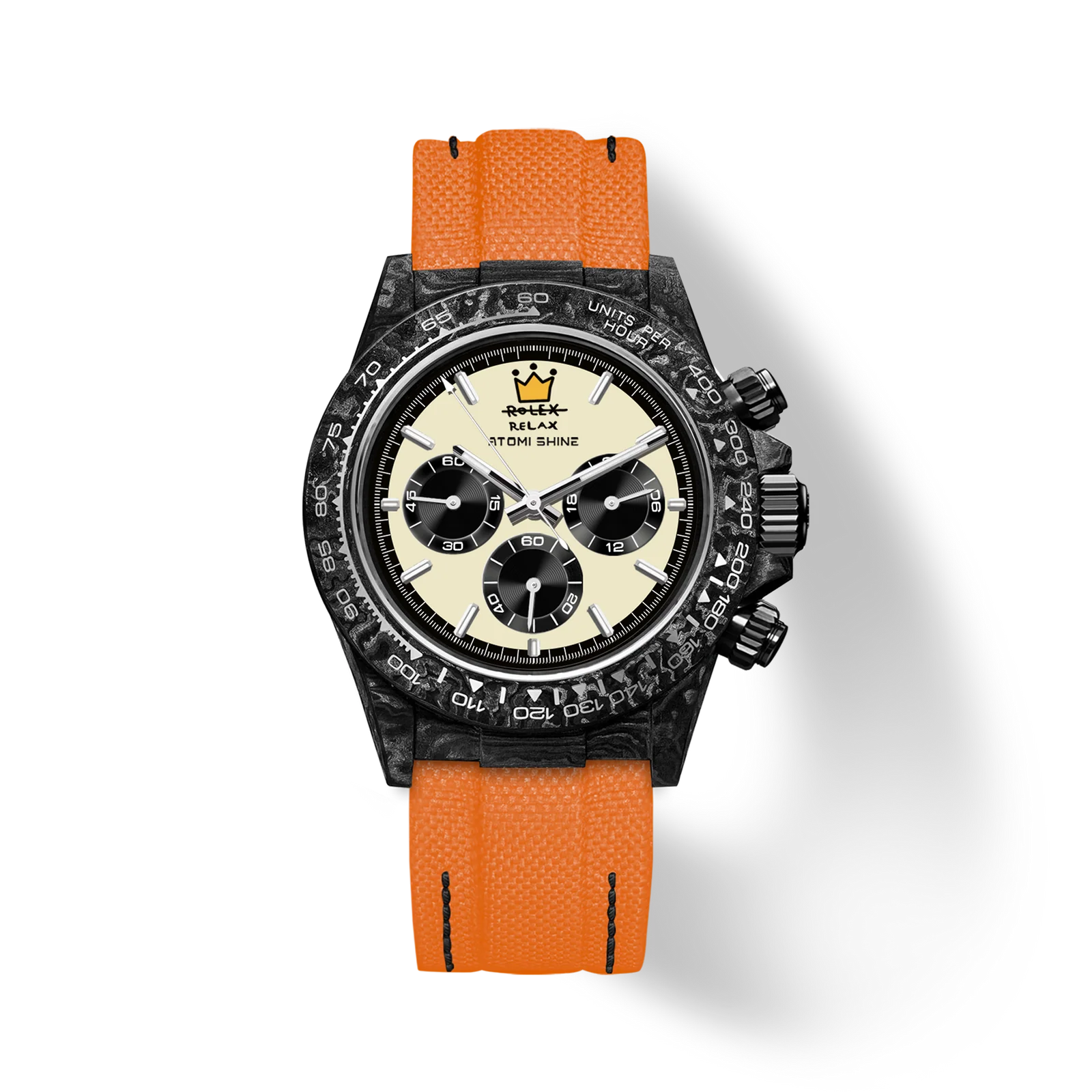 OROLOGIO VELOCIREX IN FIBRA DI CARBONIO  39 mm, Crown Rebel