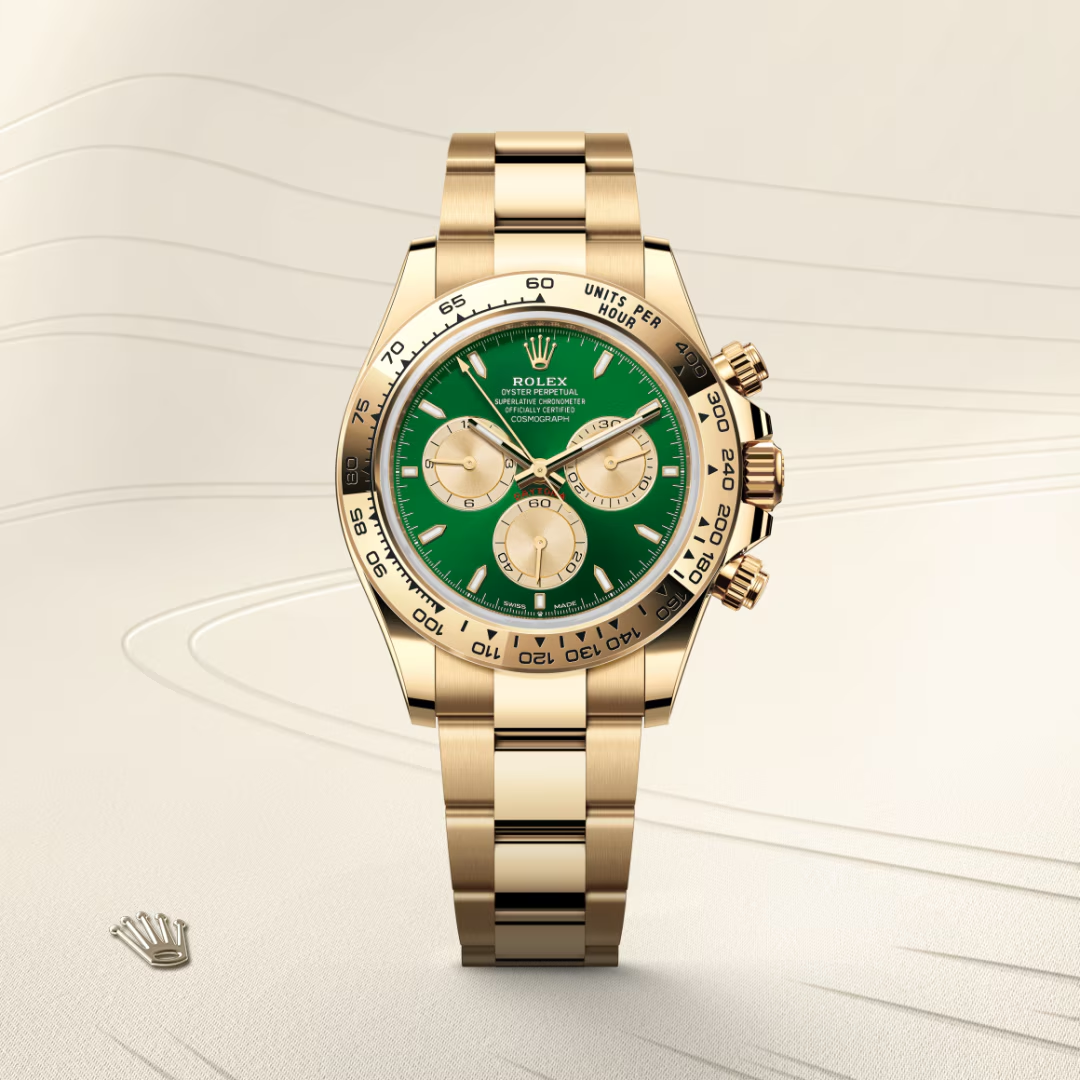 Rolex Cosmograph Daytona Oyster, 40 mm, žluté zlato