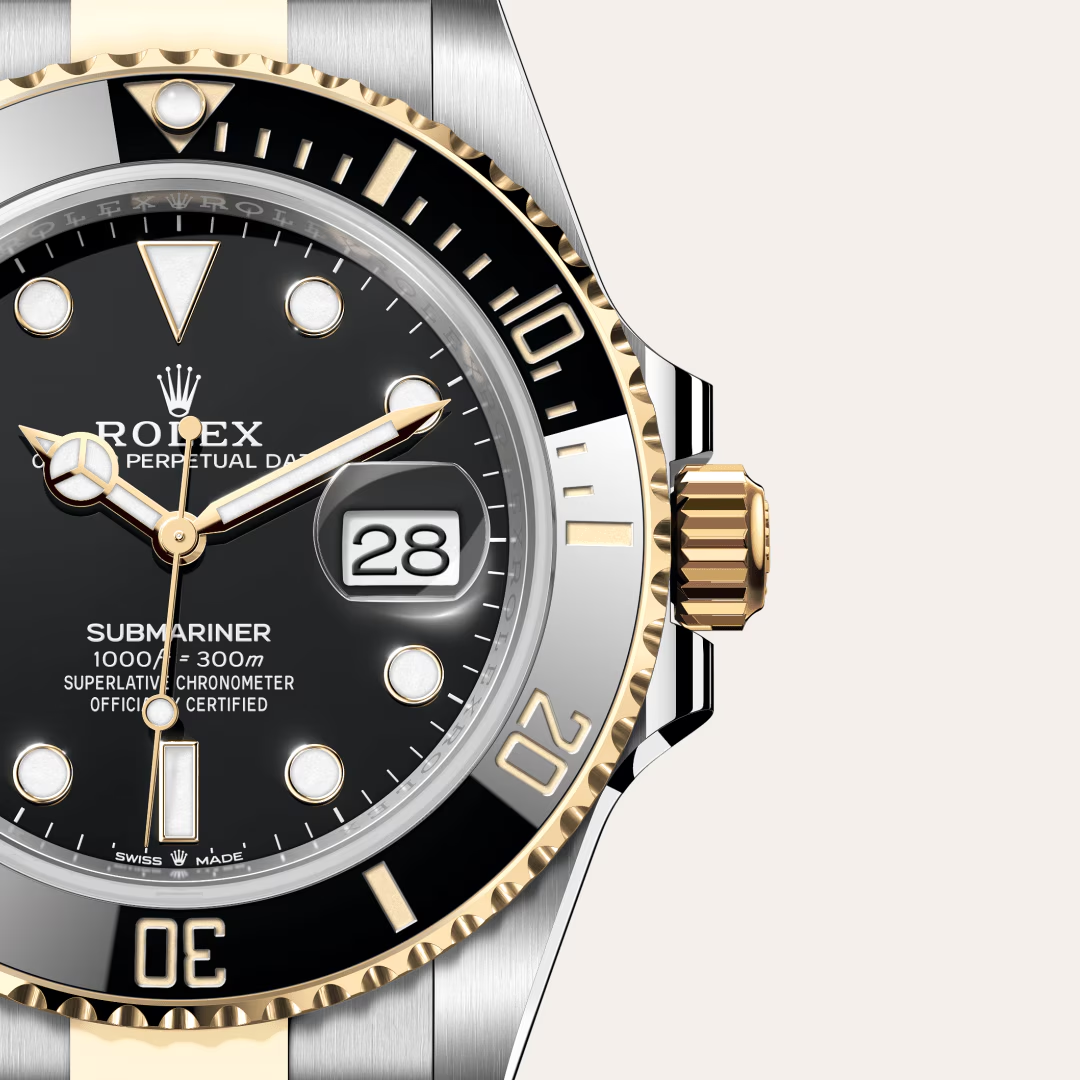 Rolex Submariner Date Oyster, 41 mm, ocel Oyster a žluté zlato