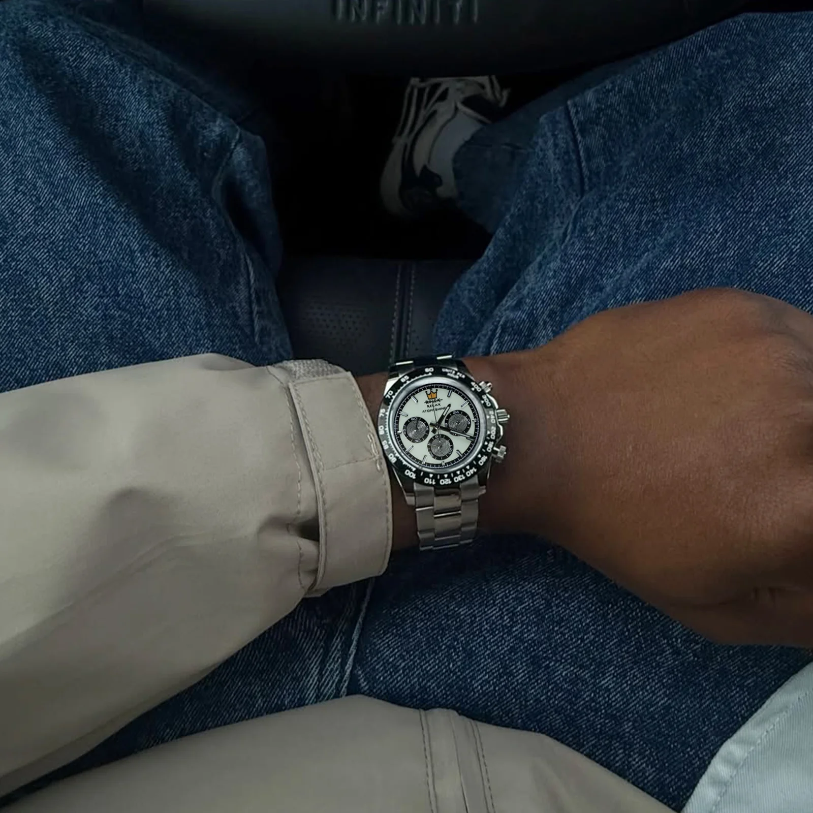 RELOJ VELOCIREX CLASSIC  39 mm, Rebelde de Acero
