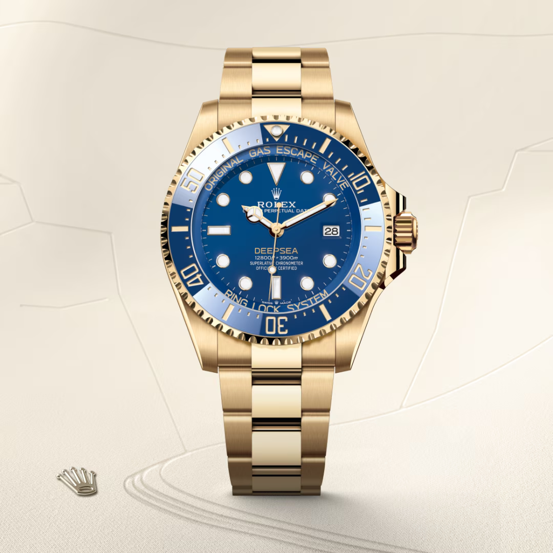 Rolex Deepsea Oyster, 44 mm, žluté zlato