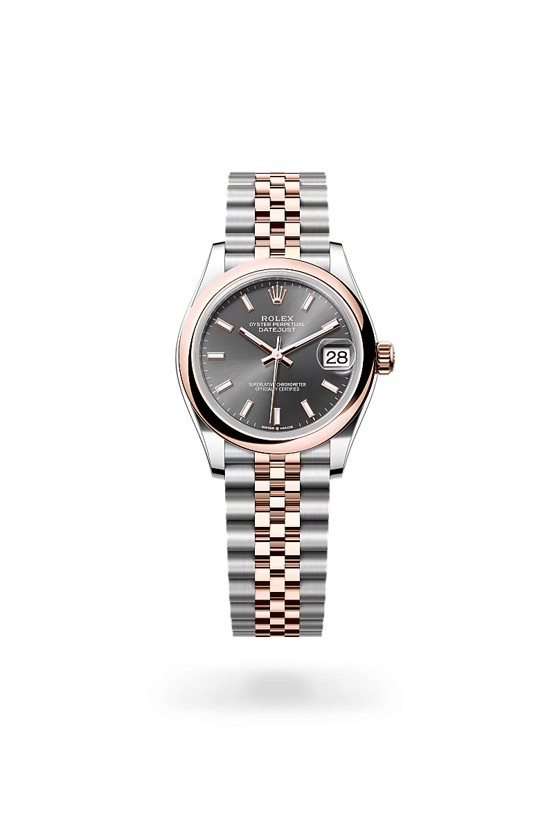 Rolex Datejust 31 Oyster, 31 mm, ocel Oyster a zlatá Everose