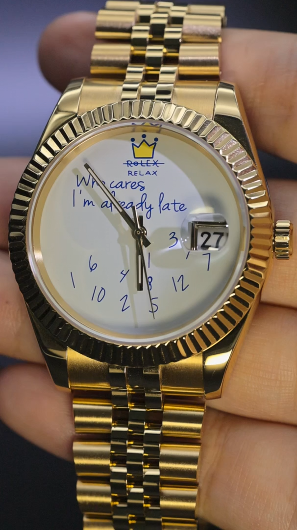 RELOJ EONDATE MAXI CLASSIC  40 mm, Pretexto Dorado