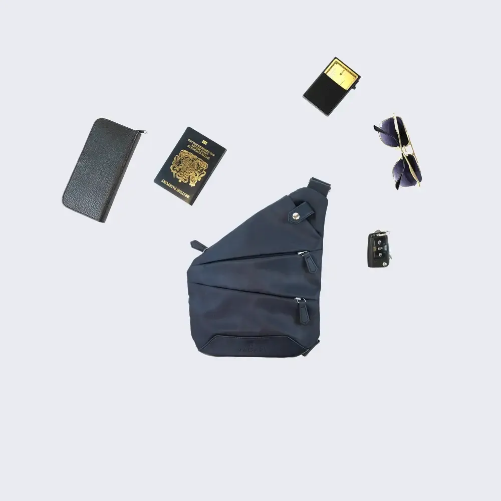 LONDON SLING BAG, vodotěsná a proti krádeži odolná taška, uvolněte si ruce