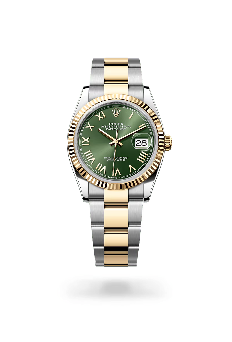 Rolex Datejust 36 Oyster, 36 mm, ocel Oyster a žluté zlato