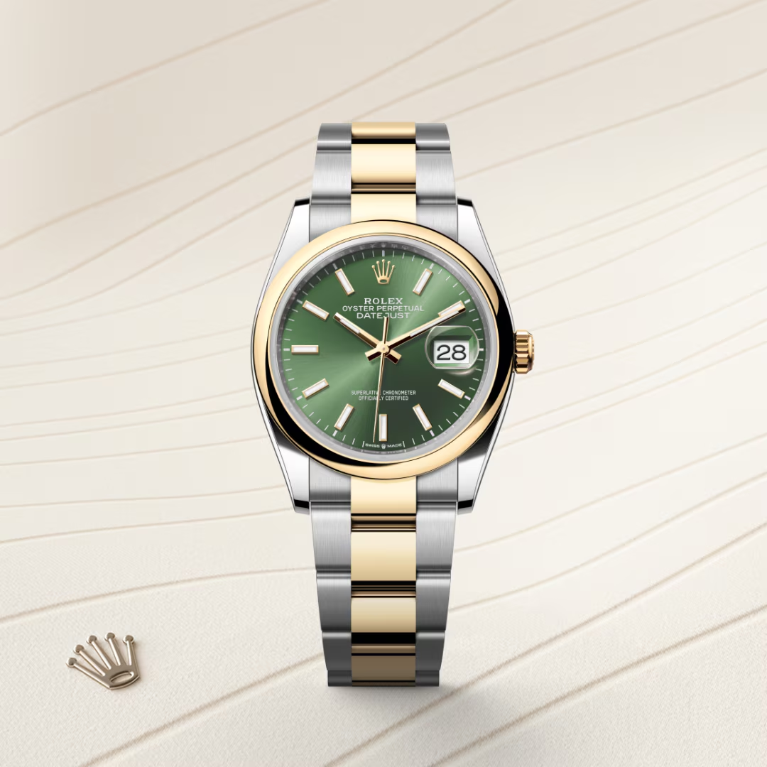 Rolex Datejust 36 Oyster, 36 mm, ocel Oyster a žluté zlato