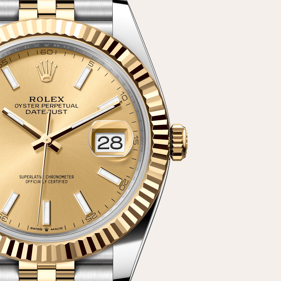 Rolex Datejust 41 Oyster, 41 mm, ocel Oyster a žluté zlato