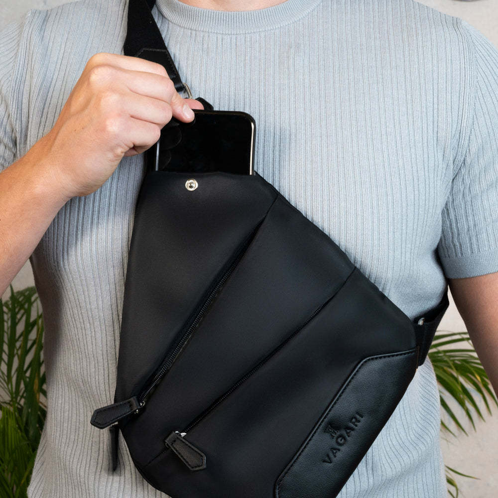 LONDON SLING BAG, vodotěsná a proti krádeži odolná taška, uvolněte si ruce