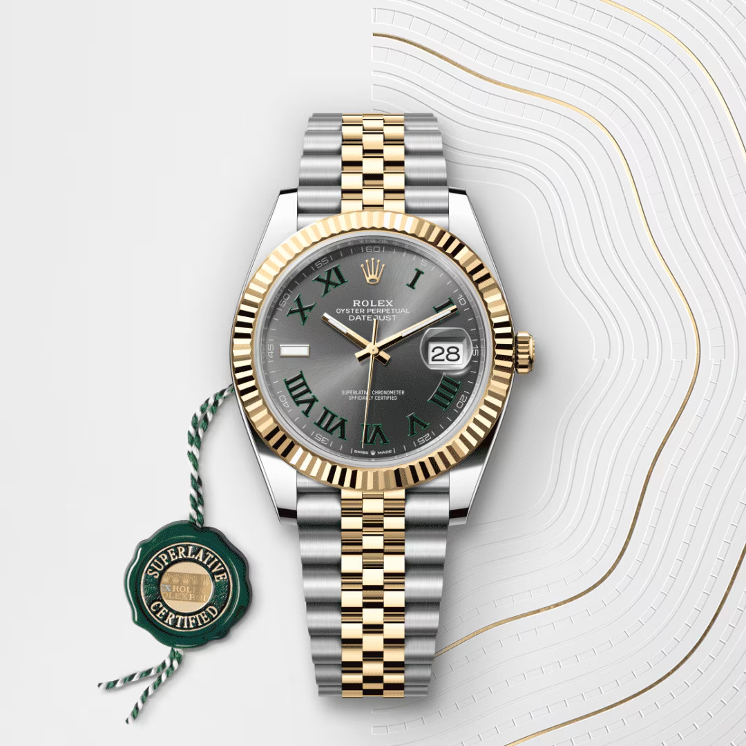 Rolex Datejust Oyster, 41 mm, ocel Oyster a žluté zlato