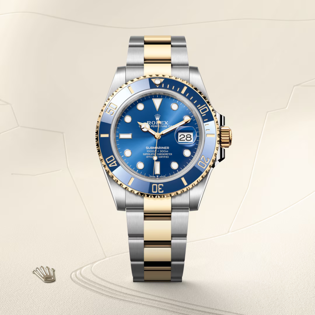 Rolex Submariner Date Oyster, 41 mm, ocel Oyster a žluté zlato