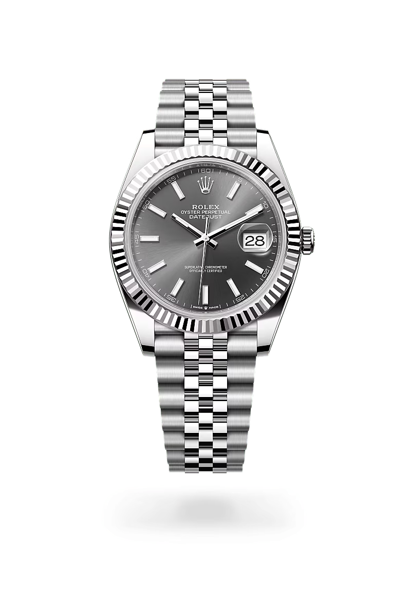 Rolex Datejust Oyster, 41 mm, ocel Oyster a bílé zlato