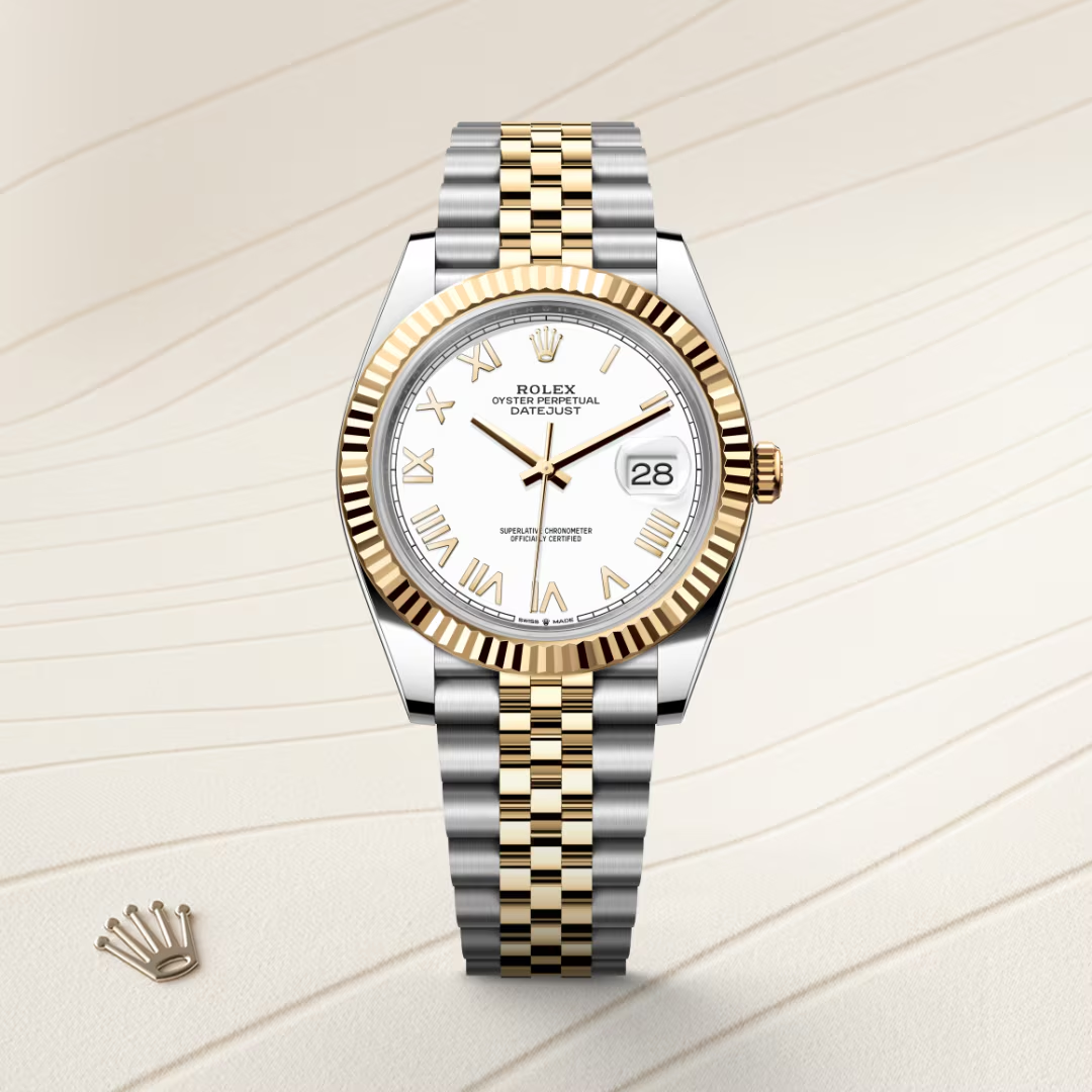 Rolex Datejust 41 Oyster, 41 mm, ocel Oyster a žluté zlato
