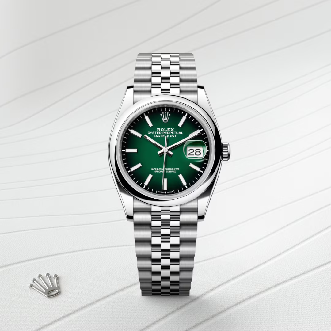 Rolex Datejust 36 Oyster, 36 mm, Oystersteel