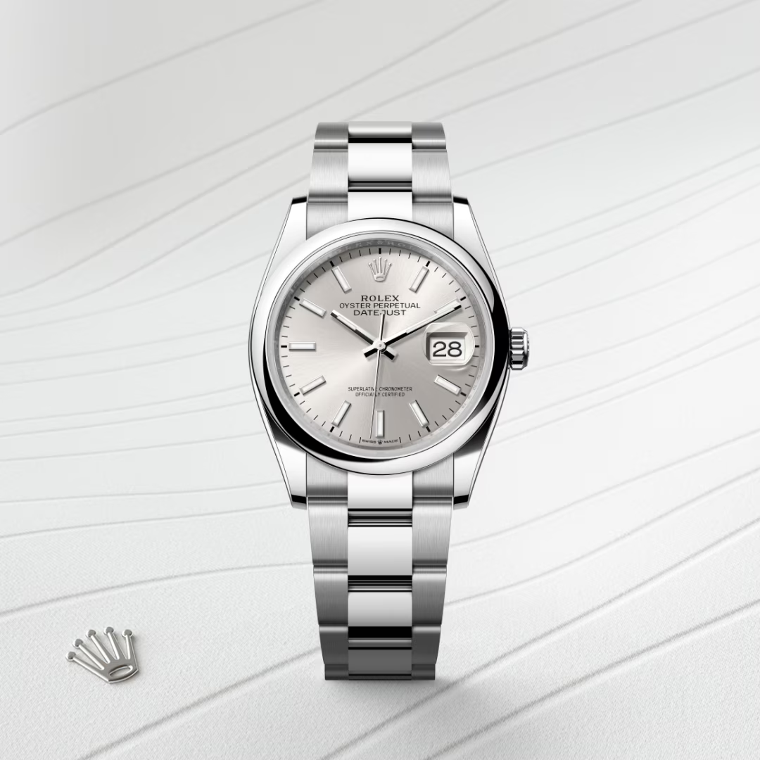 Rolex Datejust 36 Oyster, 36 mm, ocel Oyster