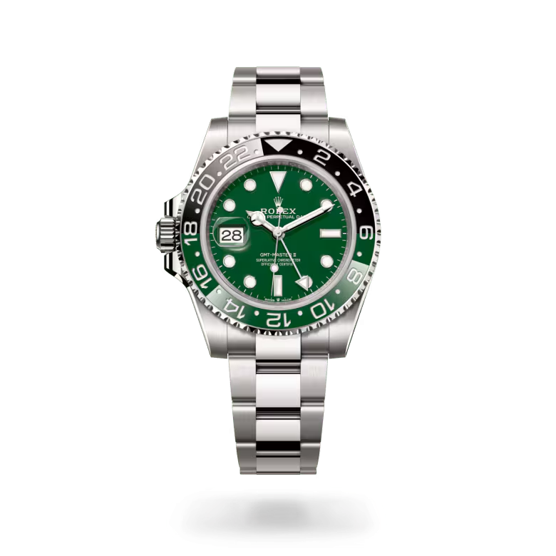 Rolex GMT-Master II Oyster, 40 mm, bílé zlato
