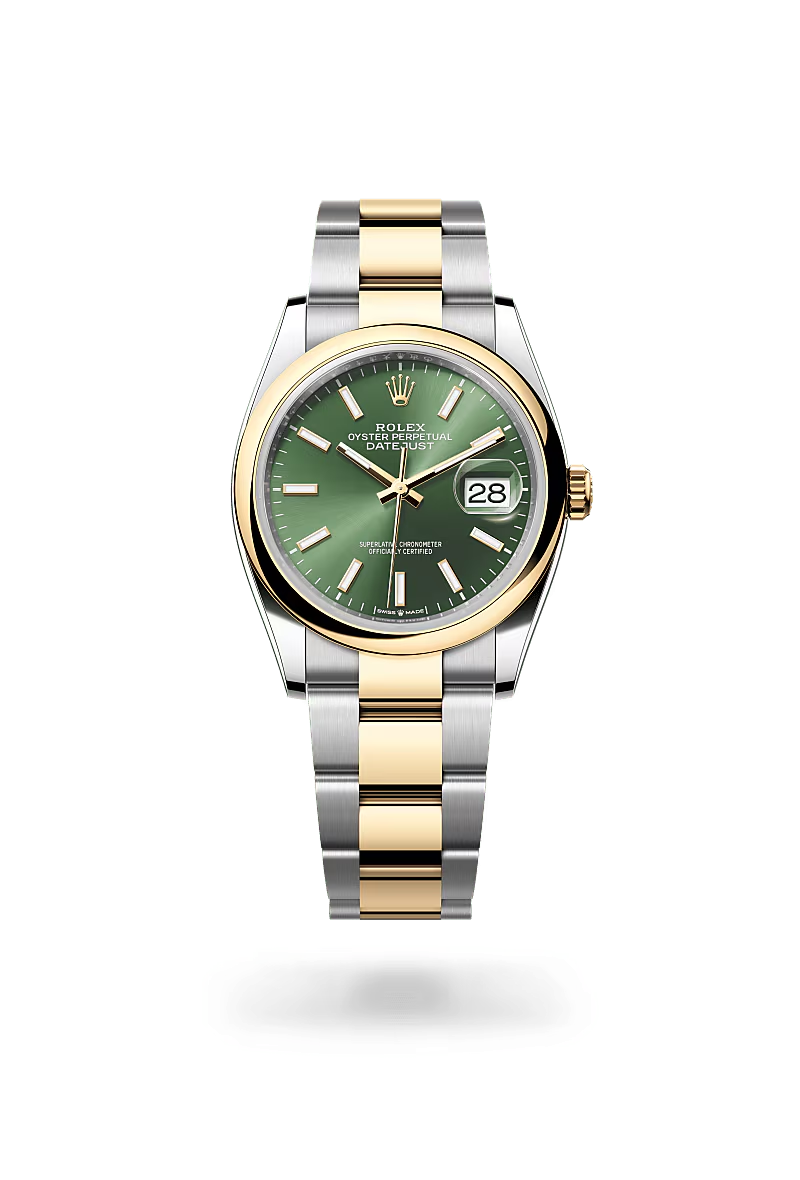Rolex Datejust 36 Oyster, 36 mm, ocel Oyster a žluté zlato