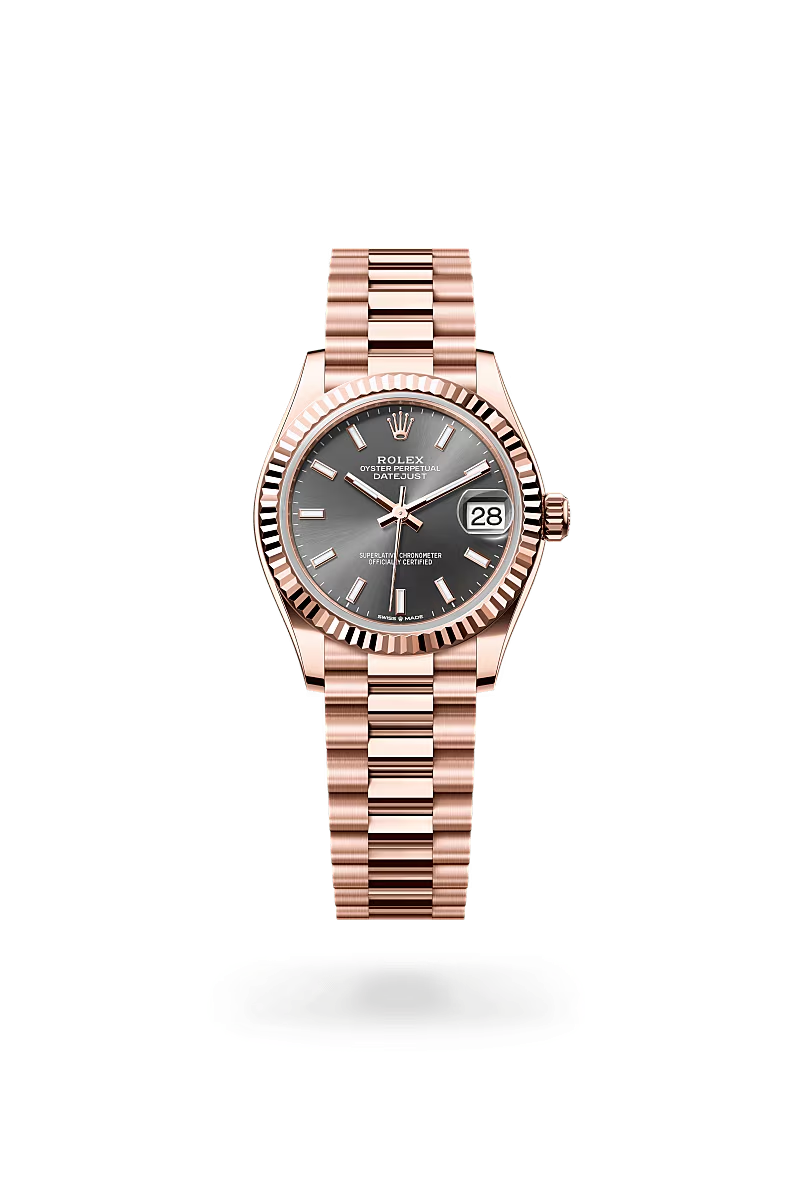 Rolex Datejust 31 Oyster, 31 mm, zlatá Everose