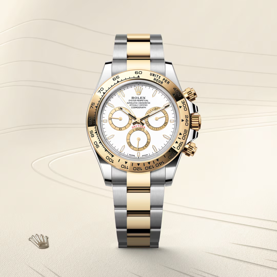Rolex Cosmograph Daytona Oyster, 40 mm, ocel Oyster a žluté zlato